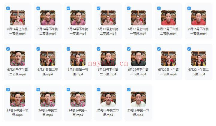 杨清娟2025年5月-6月【盲派八字高维班】视频40集