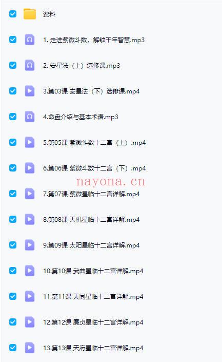 周宣易【乙巳年紫微斗数系统师资班】 视频音频55集+课件57本