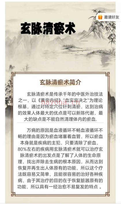 鲍羿祯【玄脉清瘀术精品系列课】视频课36集
