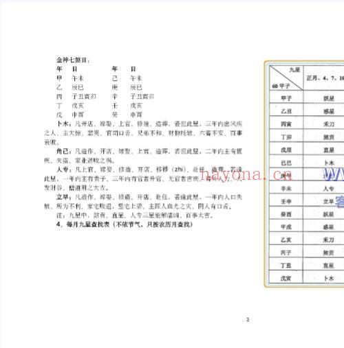 民间秘传高级日课讲义资料高清27页双面