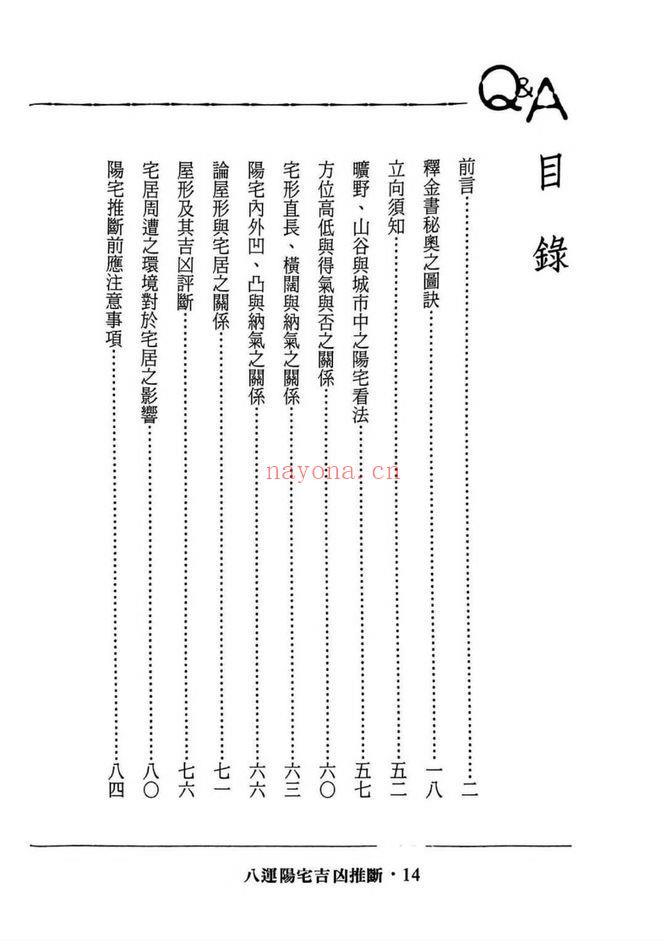 陈沛谋《八运阳宅吉凶推断》345页.PDF电子版