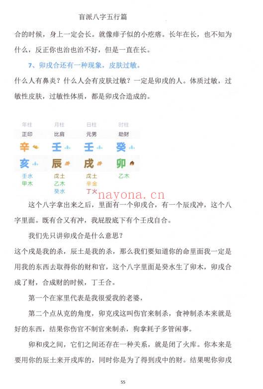 崔文举2025年4月《盲派八字（五行篇）》165页.PDF电子版