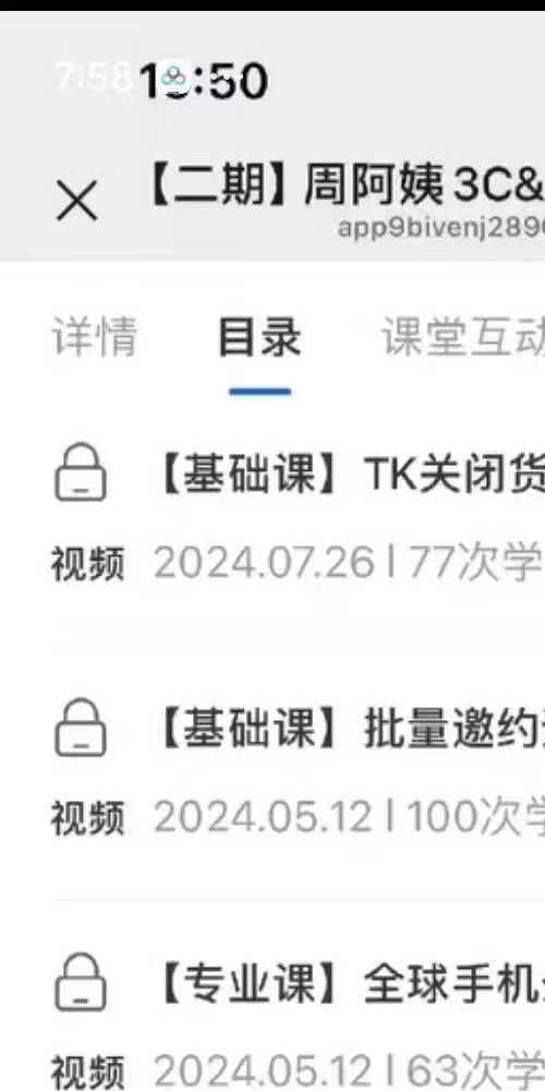 跨境学院周阿姨3C&水晶课视频课