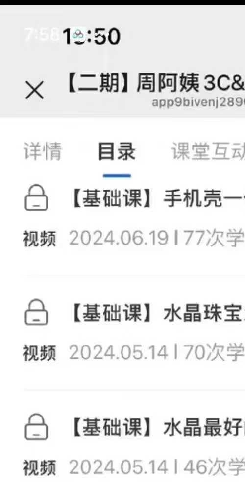 跨境学院周阿姨3C&水晶课视频课