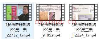 张振虎道医秘传奇针刺络精品网课3集视频课Y插图