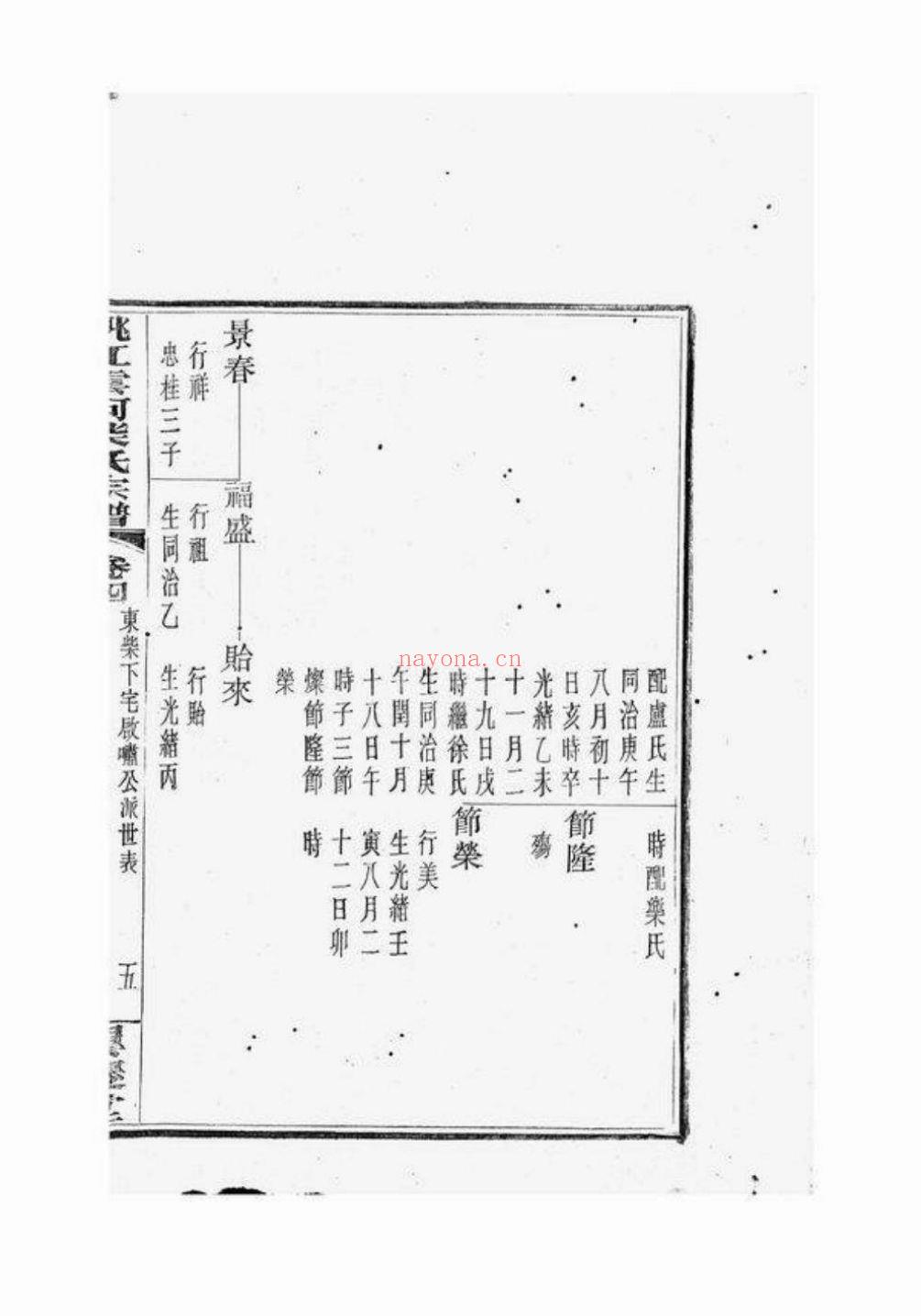 柴氏宗谱族谱(上海图书馆藏)