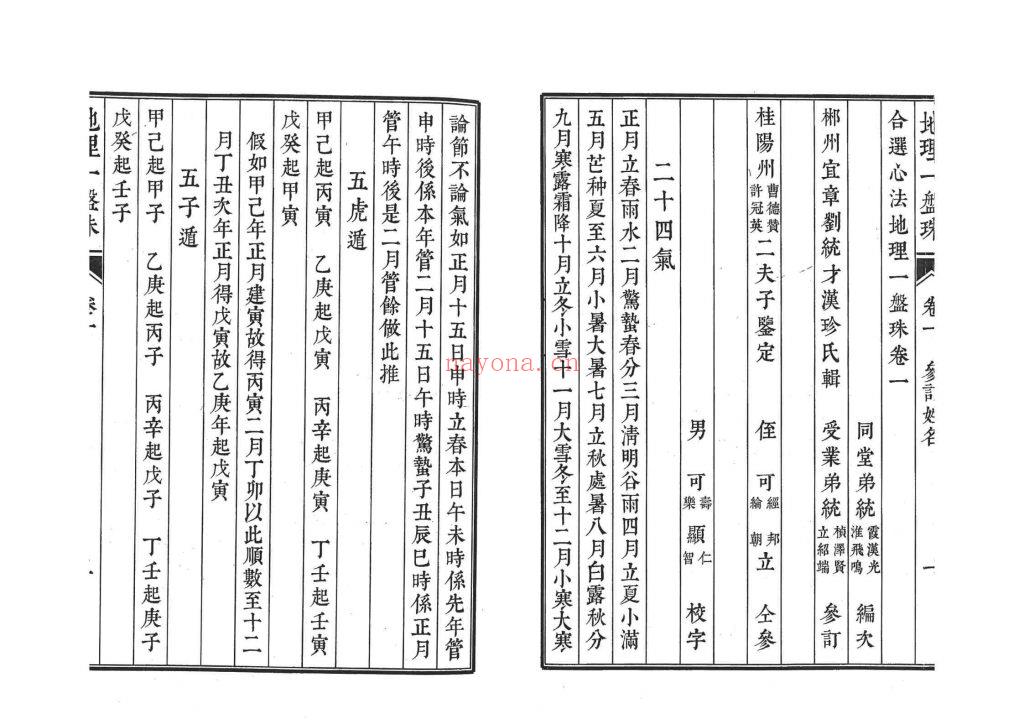 《地理一盘珠》6卷高清18