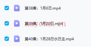 文曾易学《第三期高级班内训课程》视频40集
