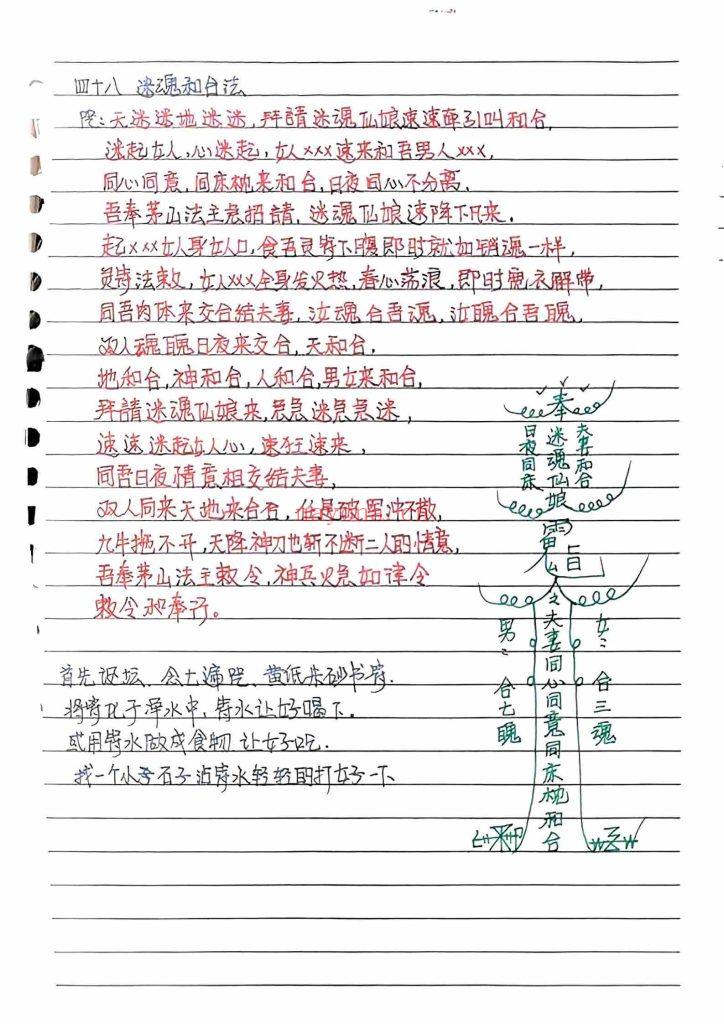 《台湾民间茅山秘法》手抄本25