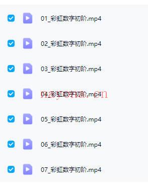 Wen Liu《彩虹数字学三阶段专业课》初中高三套视频课