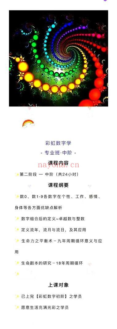 Wen Liu《彩虹数字学三阶段专业课》初中高三套视频课