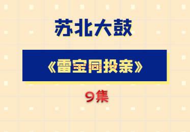 苏北大鼓《雷宝同投亲》9集MP3音频打包下载