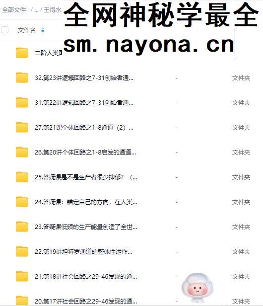 王得水 人类图一二阶 音频