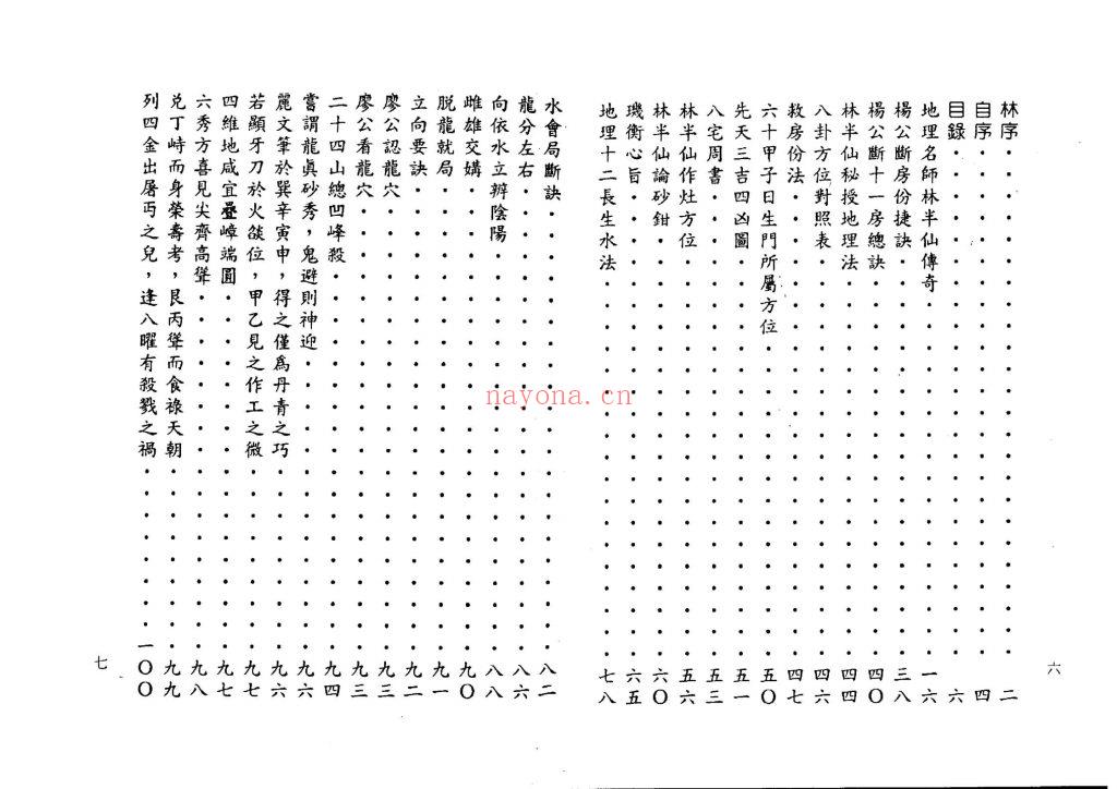 《林半仙秘授地理法》10