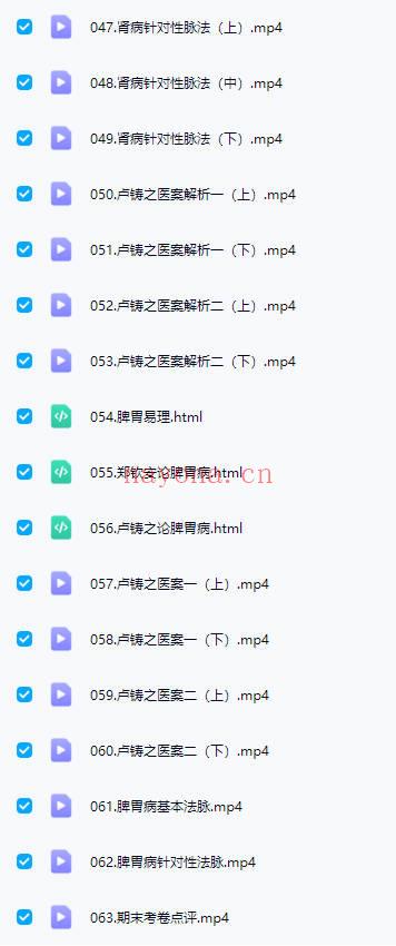 傅文录《五脏病的扶阳法脉应用》 全63讲音频课+视频课