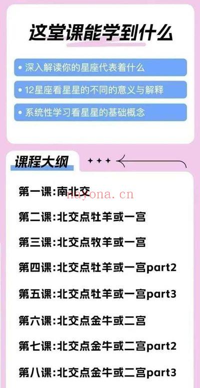 唐绮阳占星课《南北交专题》41集视频