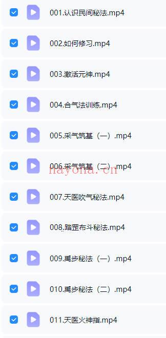 天罡阁《民间禁法》破译秘密 视频课22集