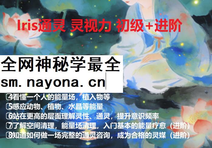 251204 【合集】Iris通灵 灵视力 初级+进阶课程视频合集2套Y插图 251204 【合集】Iris通灵 灵视力 初级+进阶课程视频合集2套Y插图