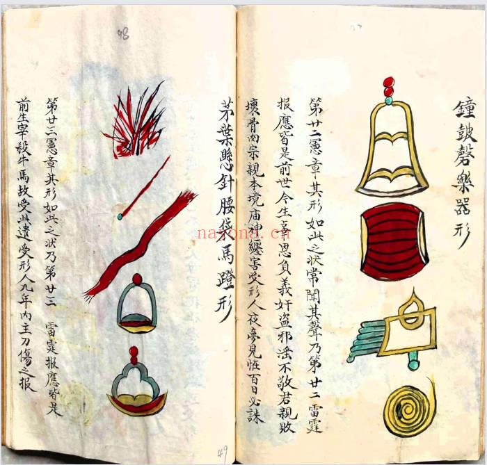 符咒法本《五雷标图》演庆雷坛 彩色68双页.PDF电子版