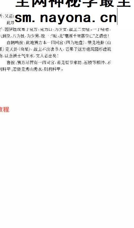 《玄空风水100例》.pdf 鲁木森 319页
