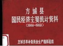 《方城县国民经济主要统计资料(1966-1969)》_