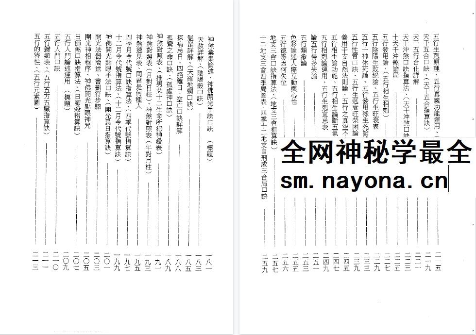 中国阴阳五行学