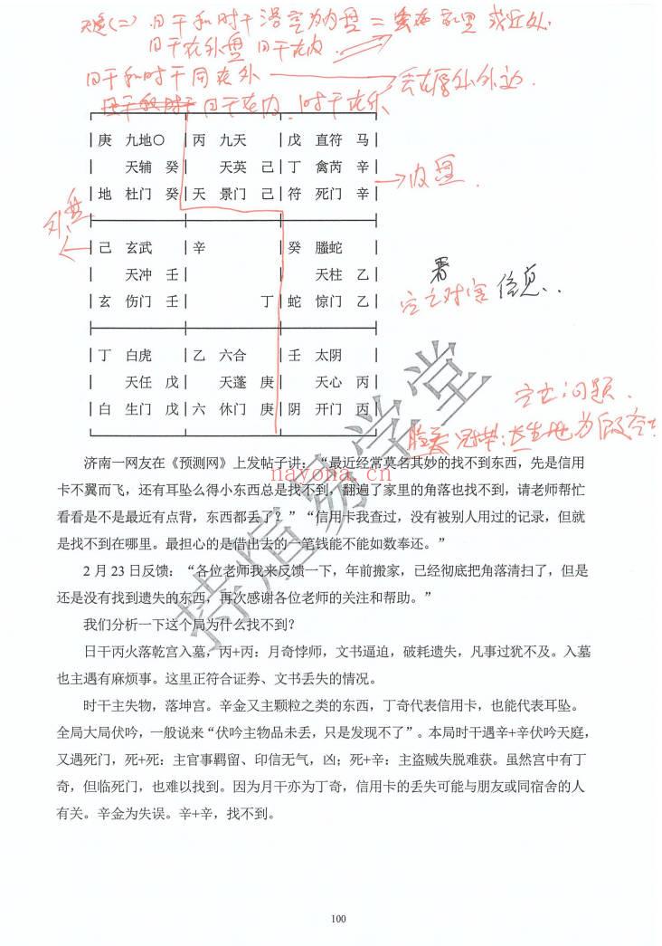 持煊《奇门遁甲内部笔记》一、二册 共两册750页.PDF电子版