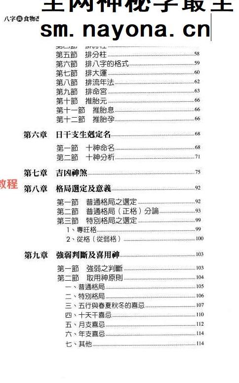 八字与食物改运.pdf  沈咏雪着  306页
