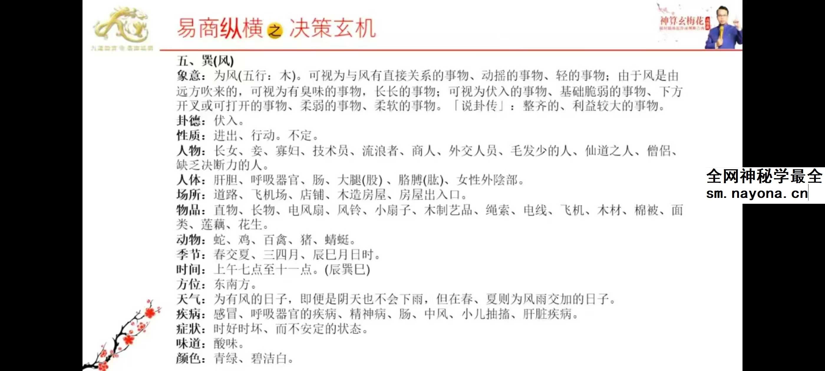 玄祥 李孟谦《梅花易数》1、2、3期训练营+高级班