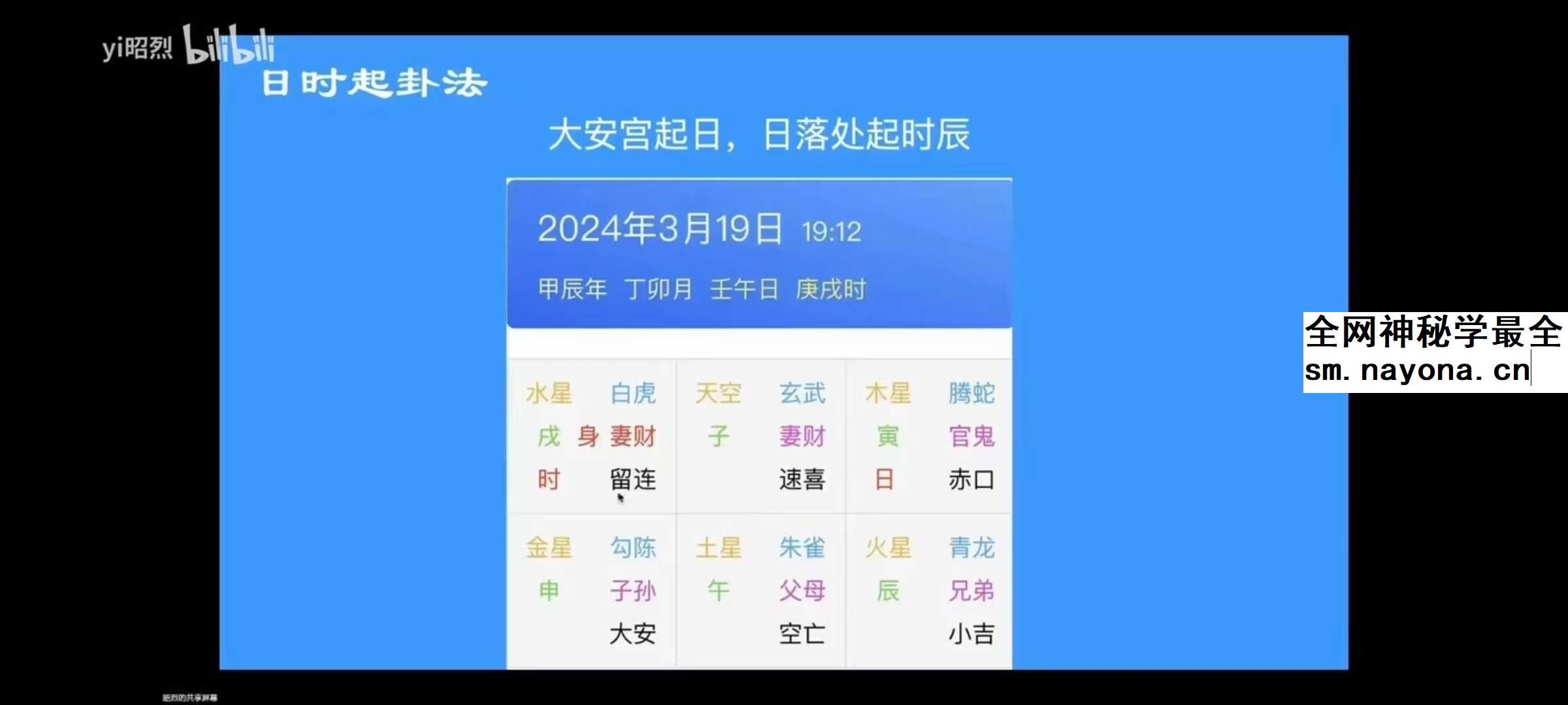 yi昭烈 小六壬核心讲解 6集视频课+排盘软件