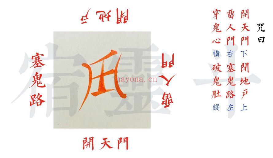 《北帝斩鬼五雷符秘》38页 易学 第4张