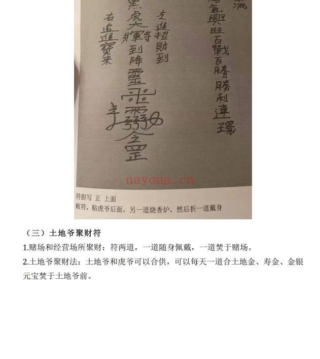 玄灵传 王罗兴整理《黑虎将军密法》6页.PDF电子版