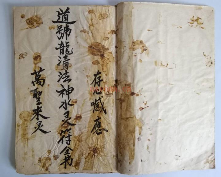 《道号龙清法神水灵符全书》24页筒子页.PDF电子版