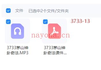 《茅山神卦奇法》音频+课件13