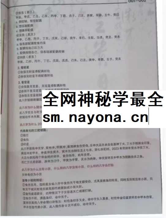 夏光明 58个名人八字高级断法
