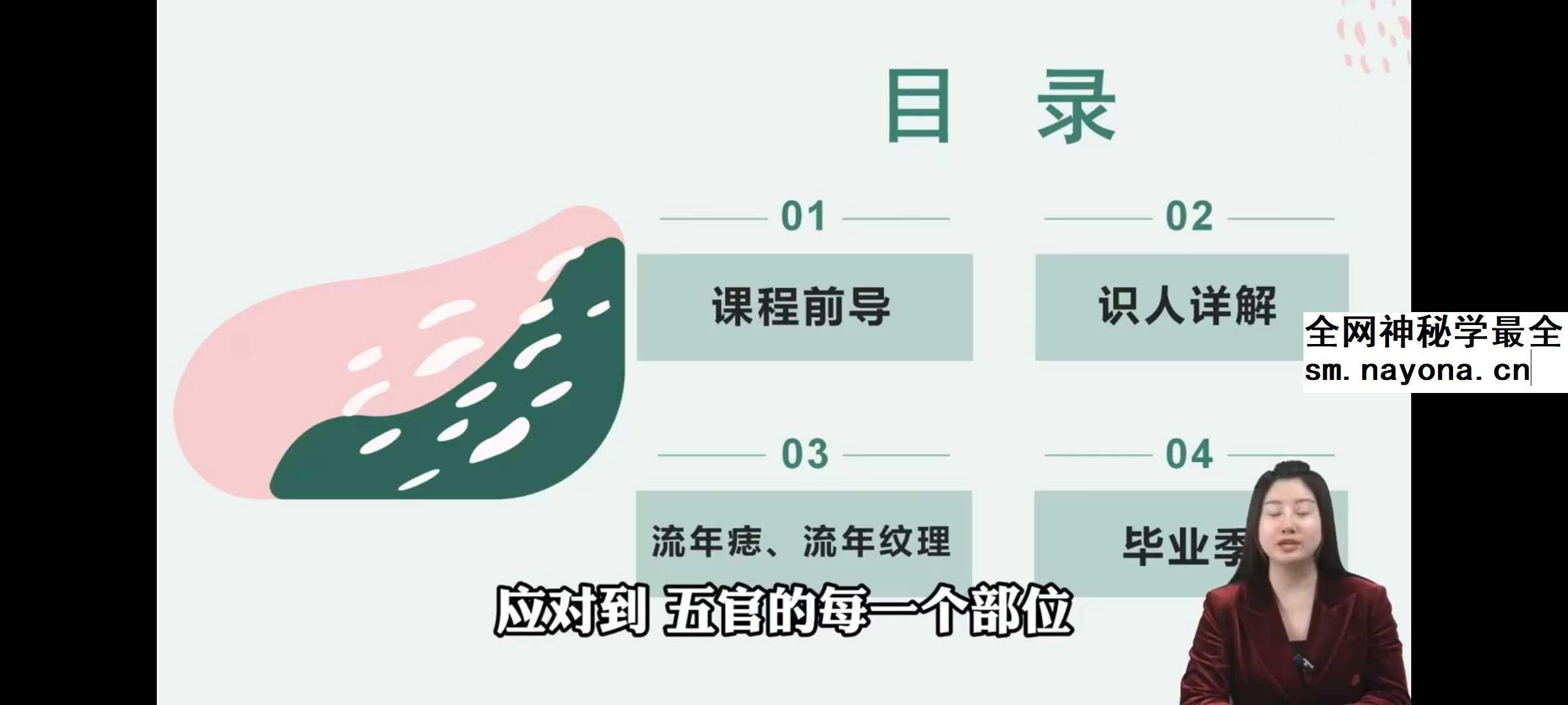 张芝鸣 面相识人学12集