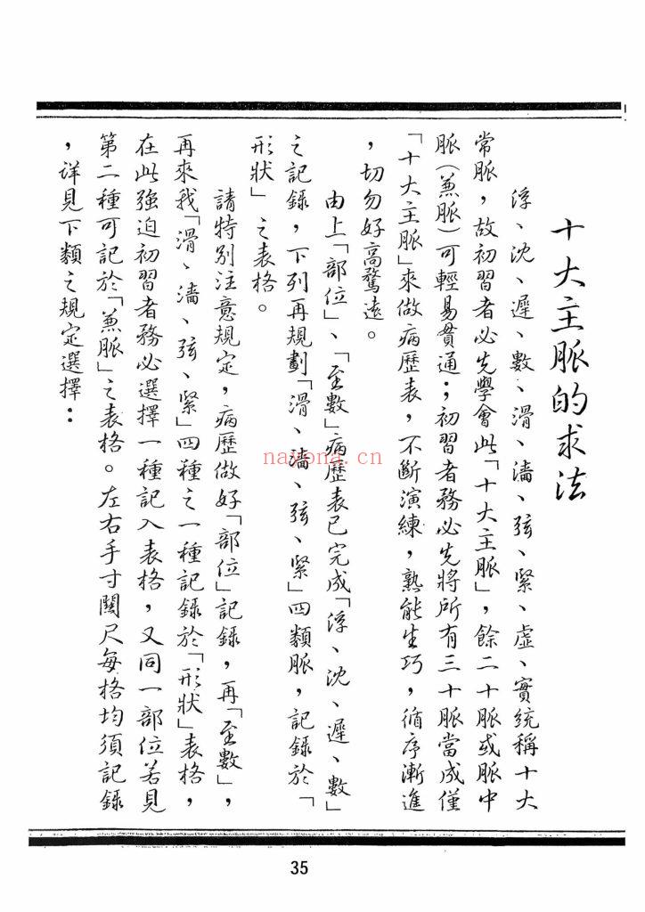 《祖传临床把脉诀》13