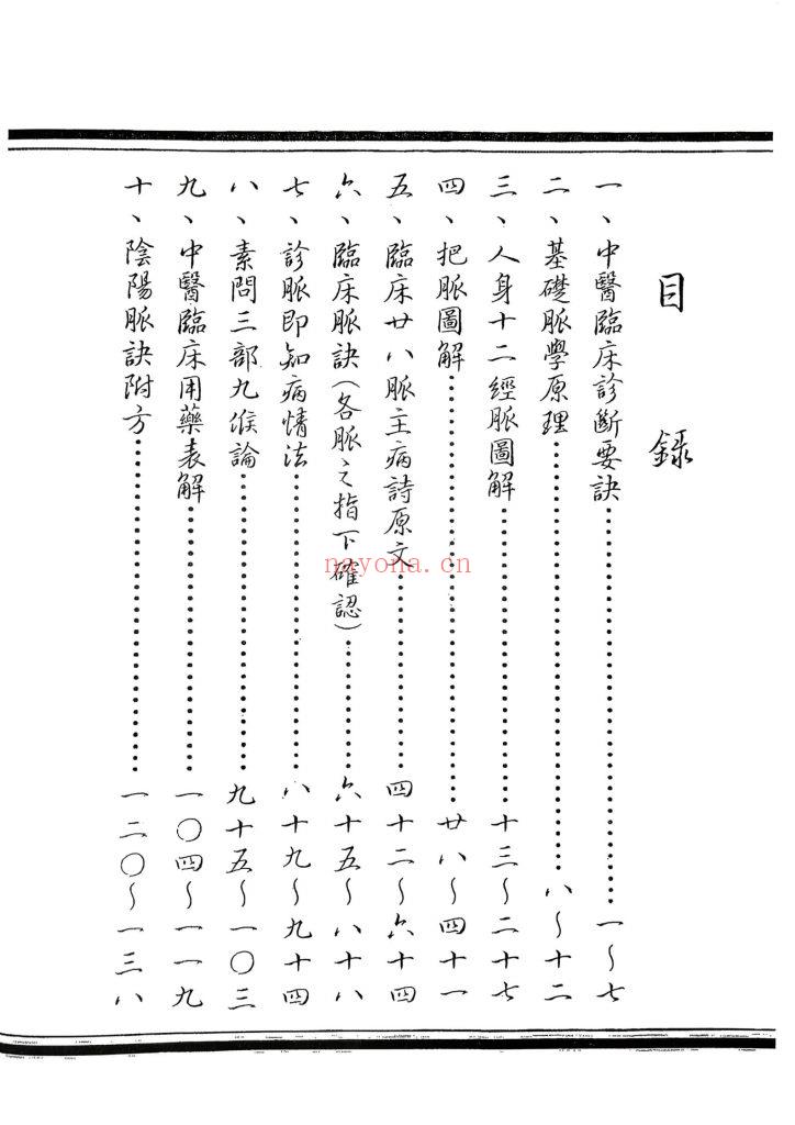《祖传临床把脉诀》13