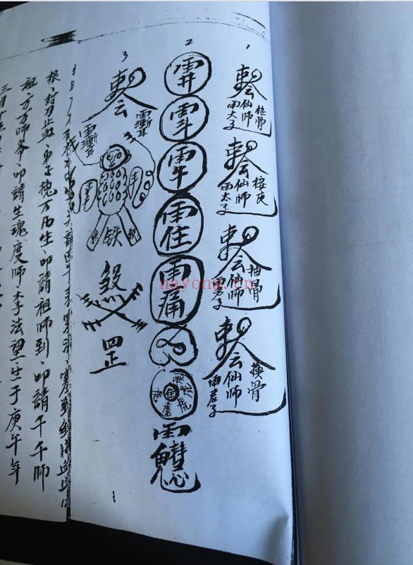 手抄古籍法本《三洞梅山》上中下三册.PDF电子版