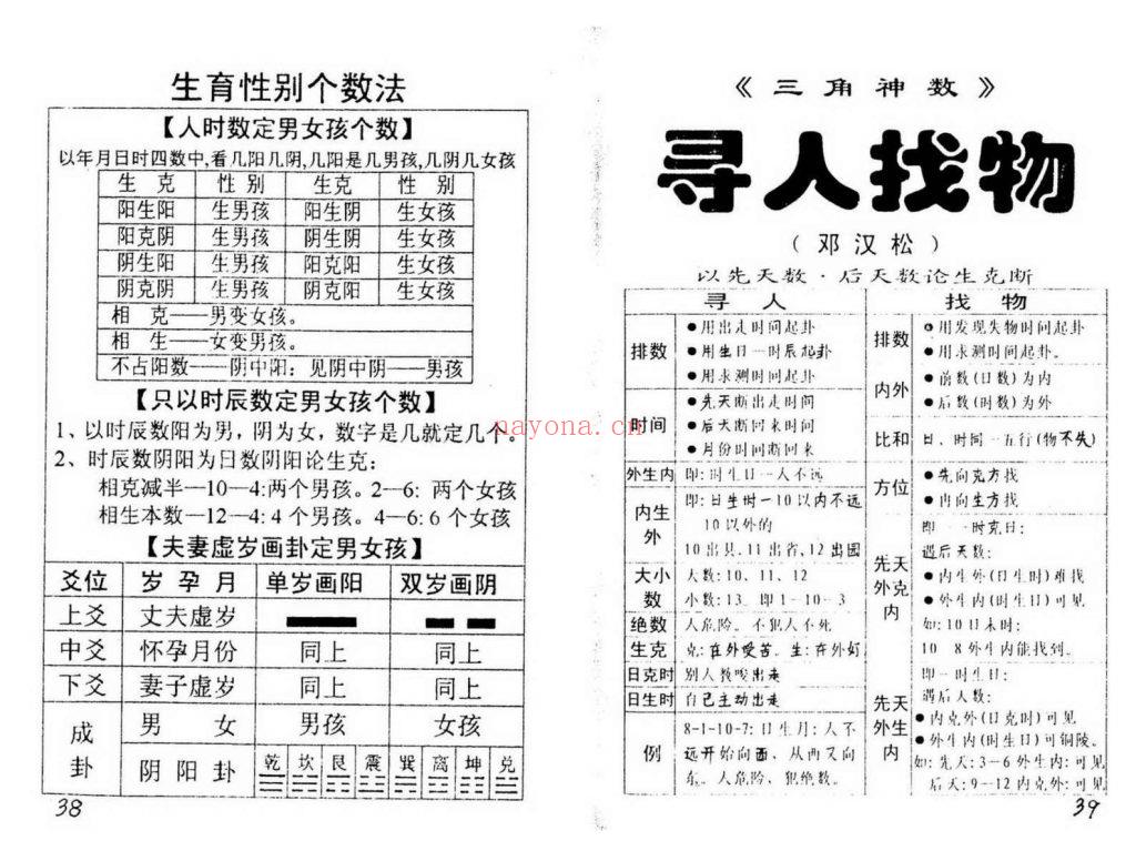 《三角神数断命术》10