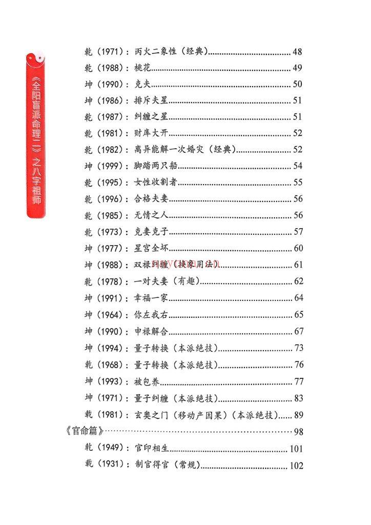 《全阳盲派命理二》之八字祖师9