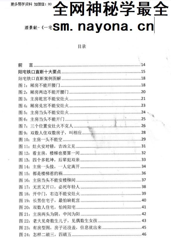 酒景献《一宅断核心、定六亲、铁口直断、图解阳宅吉凶》-现代-413页pdf