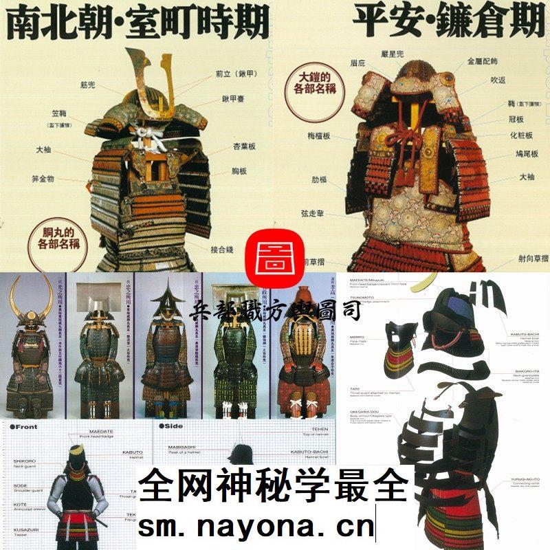 【兵仗局】日本战国时期各家族战盔甲胄图样演变样式图鉴_县志家谱历史老地图