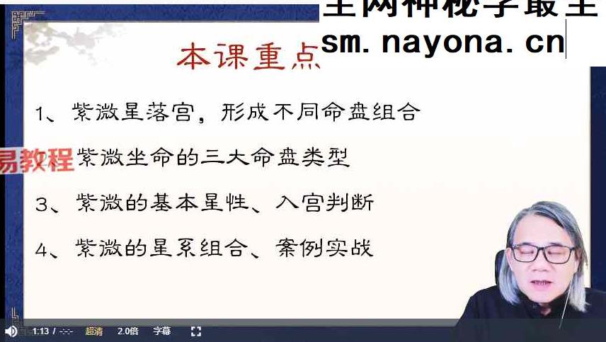 罗镇亲授：紫微研修弟子班【线上模块】38课44集视频
