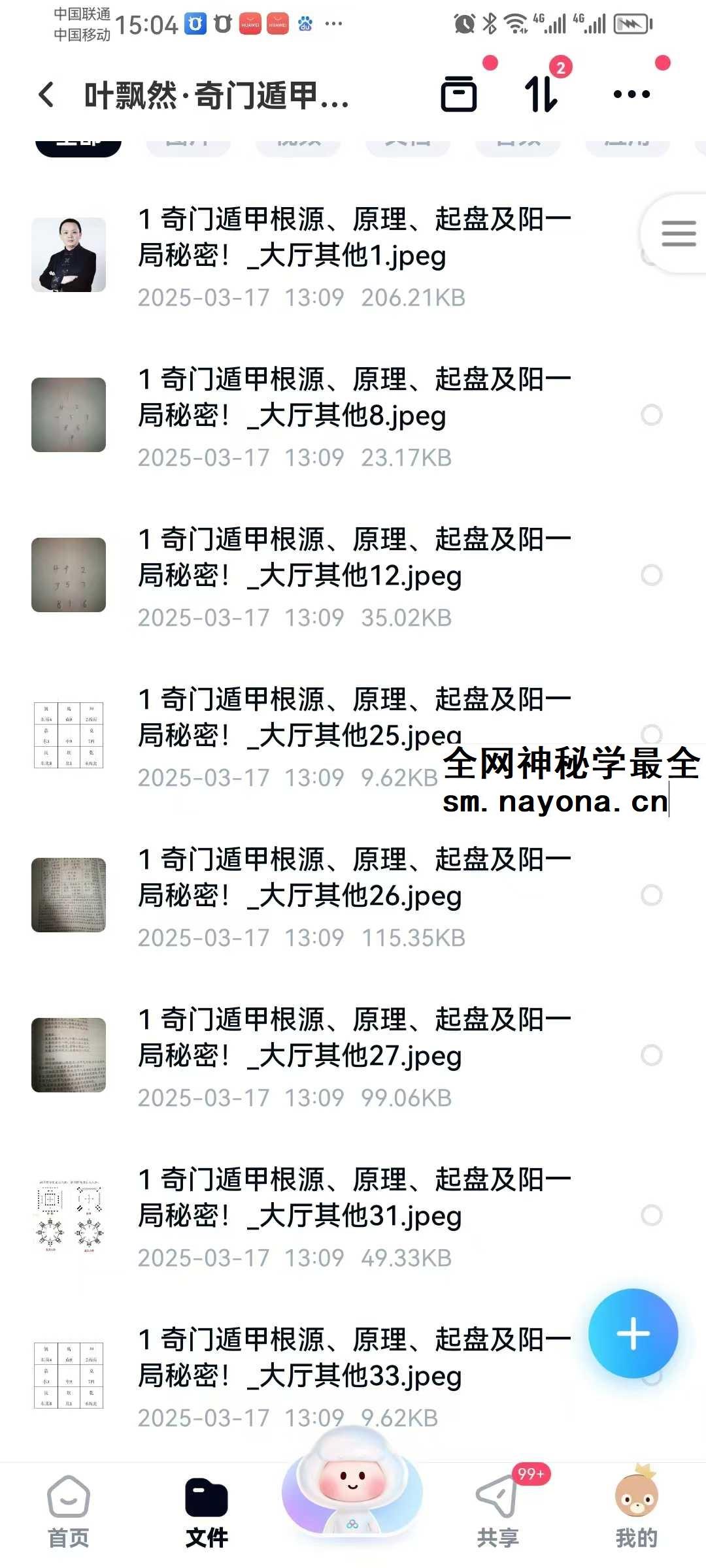 叶飘然 奇门遁甲实战特训营8节音频+图片