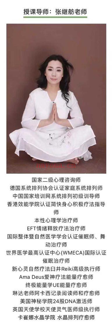 张继舫《5天水晶脉轮平衡疗愈师课程》18集视频