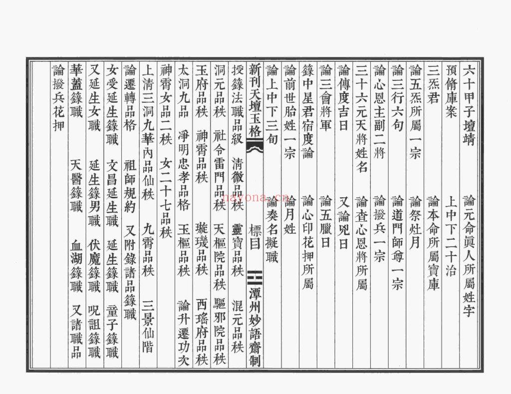 《新刊天坛玉格》清晰排版（价咨询客服）