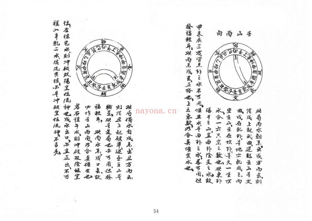 《三元水法一夜仙八卦图催官水法》两册合集9