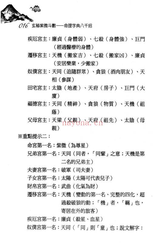丘宗鸿《玄秘紫微斗数之命理字典八千招》434页.PDF电子版