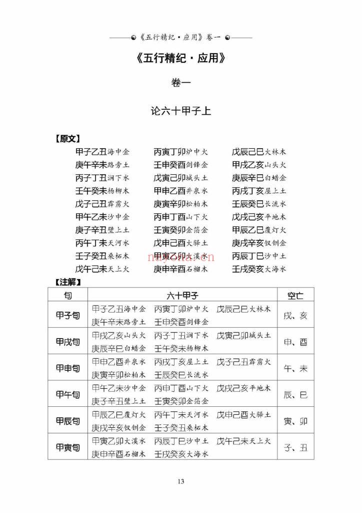 《五行精纪·应用》1-6册10